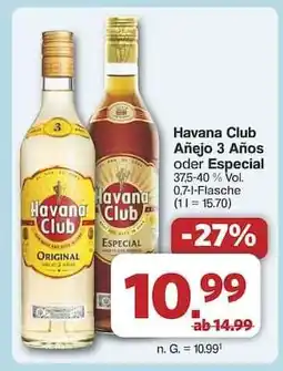 Famila Nord Ost HAVANA CLUB Añejo 3 Años oder Especial Angebot