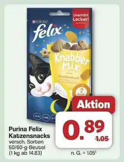 Famila Nord Ost Purina Felix Katzensnacks Angebot
