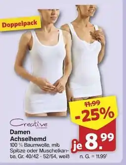 Famila Nord Ost Damen Achselhemd Doppelpack Angebot