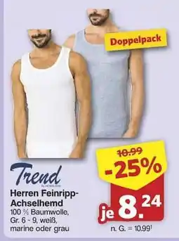 Famila Nord Ost Herren Feinripp-Achselhemd Angebot