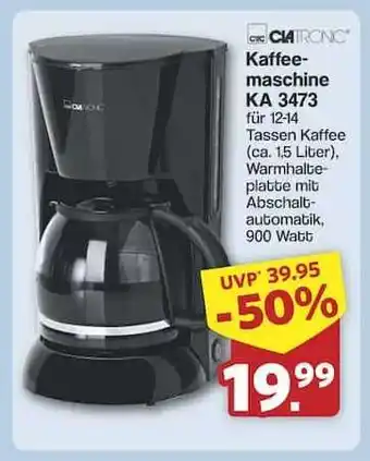 Famila Nord Ost Kaffeemaschine KA 3473 Angebot