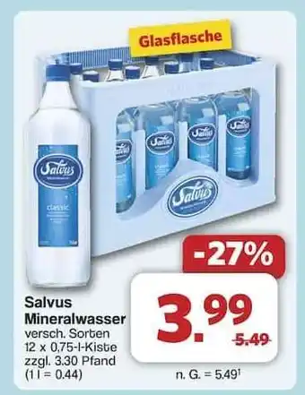Famila Nord Ost Salvus Mineralwasser Angebot