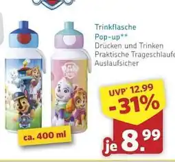 Famila Nord Ost Trinkflasche Pop-up Angebot