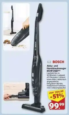 Famila Nord Ost Bosch Akku- und Handstaubsauger BCH2F16B Angebot