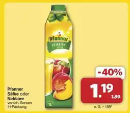 Famila Nord Ost Pfanner Säfte oder Nektare Angebot