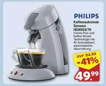 Famila Nord Ost PHILIPS Kaffeeautomat Senseo HD6553/70 Angebot