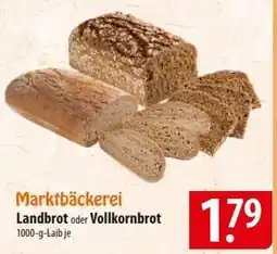 Famila Nord Ost Landbrot oder Vollkornbrot Angebot