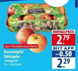 Famila Nord Ost Pausenäpfel Tafeläpfel „Jonagored“ Angebot
