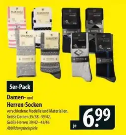 Famila Nord Ost 5er-Pack Damen- und Herren-Socken Angebot