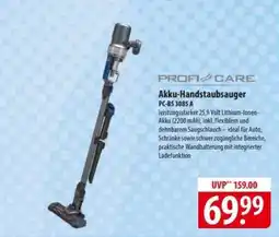 Famila Nord Ost Akku-Handstaubsauger PC-BS 3085 A Angebot