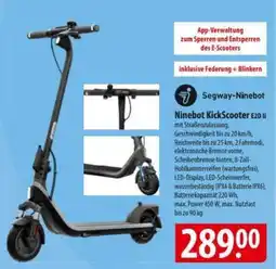 Famila Nord Ost Ninebot KickScooter E2D II Angebot