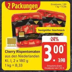 Edeka Cherry-Rispentomaten Angebot