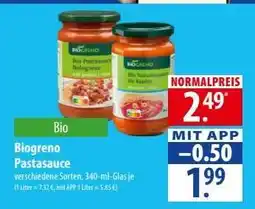 Famila Nord Ost Biogreno Pastasauce Angebot