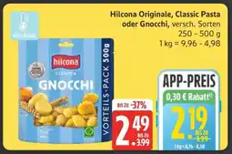 Edeka Hilcona Originale, Classic Pasta oder Gnocchi Angebot