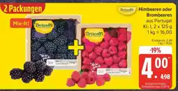Edeka Himbeeren oder Brombeeren Angebot