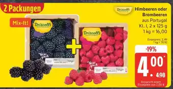 Edeka Himbeeren oder Brombeeren Angebot