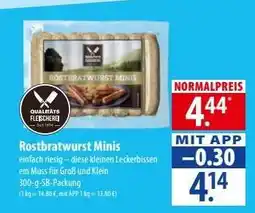 Famila Nord Ost Rostbratwurst Minis Angebot