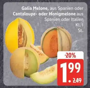 Edeka Galia Melone, Cantaloupe- oder Honigmelone Angebot