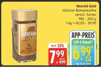 Edeka Nescafé Gold Angebot