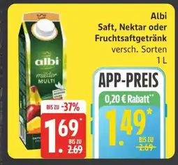 Edeka Albi Saft, Nektar oder Fruchtsaftgetränk Angebot