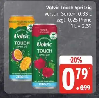 Edeka VOLVIC Touch spritzig Angebot