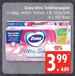 Edeka Zewa Ultra Toilettenpapier Angebot