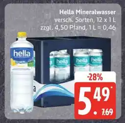 Edeka Hella Mineralwasser Angebot