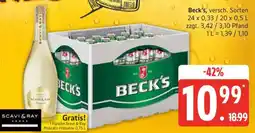 Edeka Beck's versch . Sorten Angebot