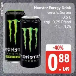 Edeka Monster energy drink Angebot