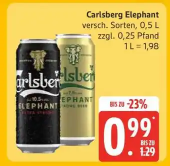 Edeka Carlsberg Elephant Angebot