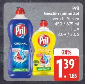 Edeka Pril Geschirrspülmittel Angebot