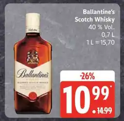 Edeka Ballantine's Scotch Whisky Angebot