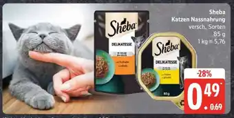 Edeka Sheba Katzen- nassnahrung Angebot