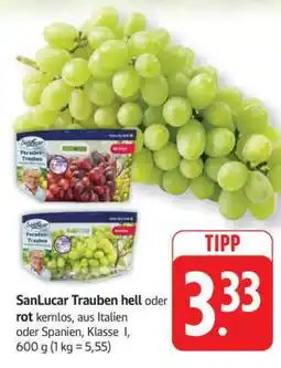 Edeka SanLucar Trauben Angebot