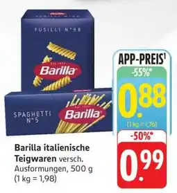 Edeka Barilla italienische Teigwaren Angebot