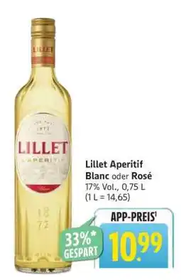 Edeka Lillet Aperitif Blanc oder Rosé Angebot