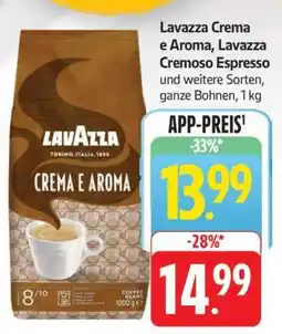 Edeka Lavazza Crema e Aroma, Lavazza Cremoso Espresso Angebot