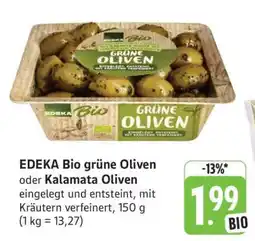 Edeka EDEKA Bio Grüne Oliven oder Kalamata-Oliven Angebot