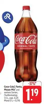 Edeka Coca­Cola/ Fanta/Mezzo Mix Angebot