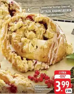 Edeka Johannisbeer-Streuselschnecken Angebot