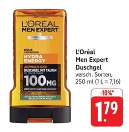 Edeka L'ORÉAL Men Expert Duschgel Angebot