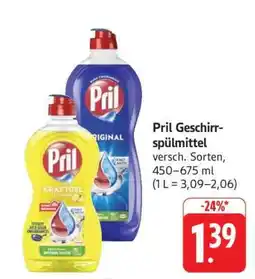 Edeka Pril Geschirrspülmittel Angebot