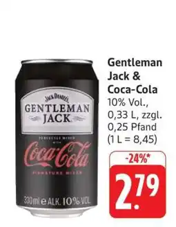 Edeka Gentleman Jack & Coca-Cola Angebot