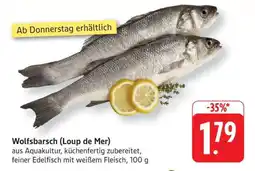 Edeka Wolfsbarsch (Loup de Mer) Angebot