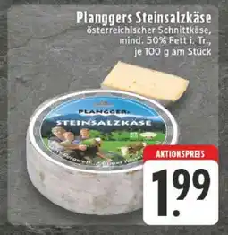 Edeka Planggers Steinsalzkäse Angebot