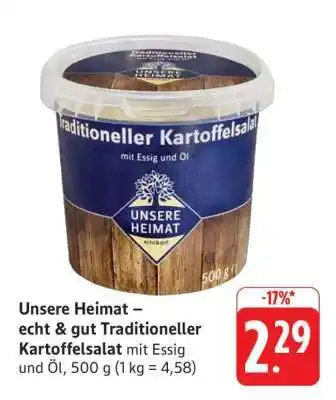Edeka Unsere Heimat – echt & gut traditioneller Kartoffelsalat Angebot