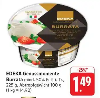 Edeka EDEKA Genussmomente Burrata Angebot