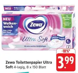 Edeka Zewa Toilettenpapier Ultra Soft Angebot