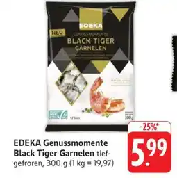 Edeka EDEKA Genussmomente Black Tiger Garnelen Angebot