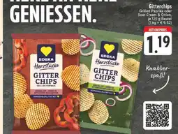 Edeka EDEKA Herzstücke Gitterchips Angebot